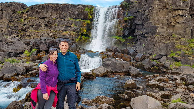 ISLANDA CASCATA OXARAFOSS LUNGO RING ROAD