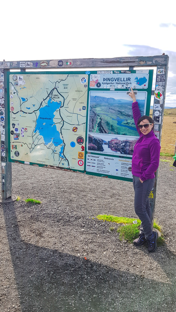 ISLANDA CASCATA THINGVELLIR LUNGO RING ROAD