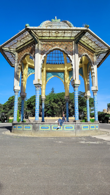 CALTAGIRONE SICILIA COSA VEDERE GIARDINI PUBBLICI PALCO DELLA MUSICA