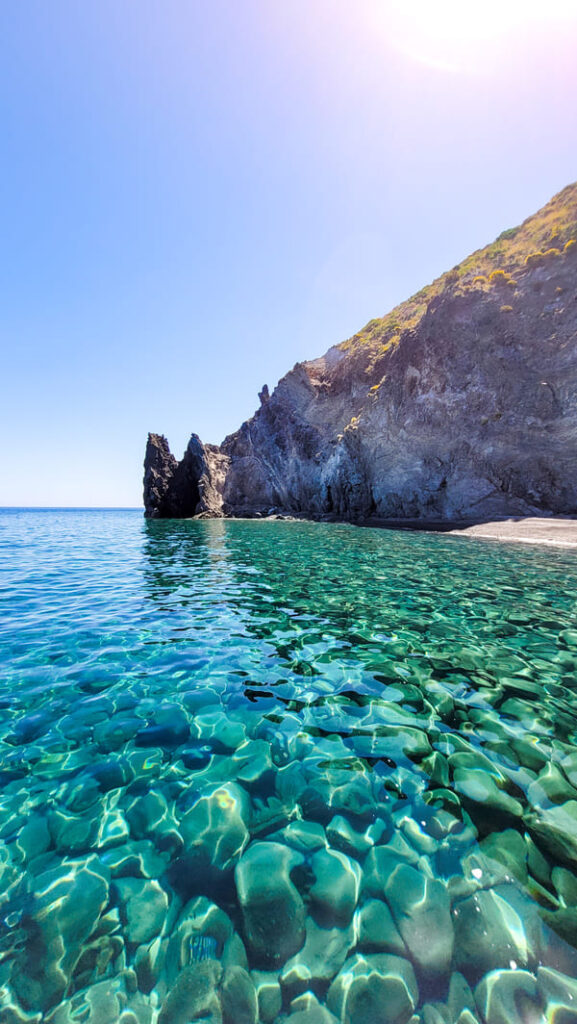 LIPARI COME ARRIVARE SPIAGGIA GABBIANI