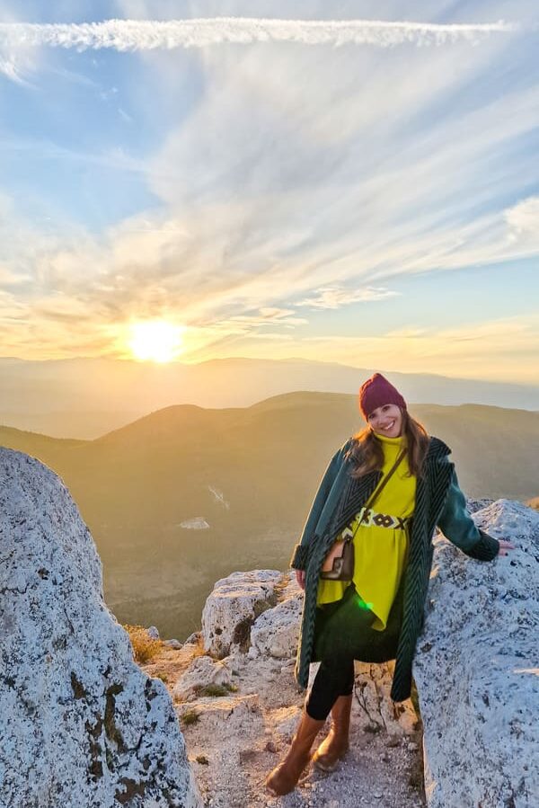 ROCCA CALASCIO ABRUZZO COSA VEDERE TRAMONTO