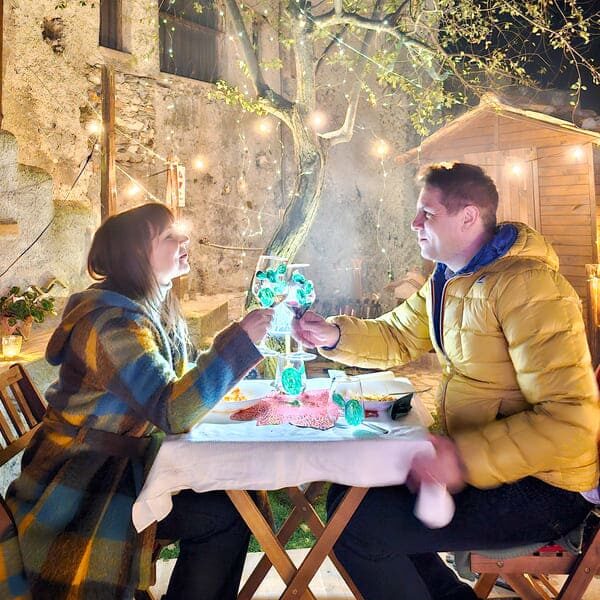 BUBBLE ROOM CALABRIA CENA ROMANTICA