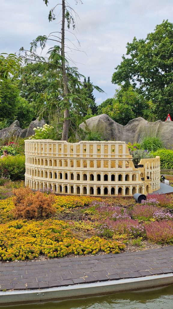 Il colosseo di Miniland a Legoland Billund