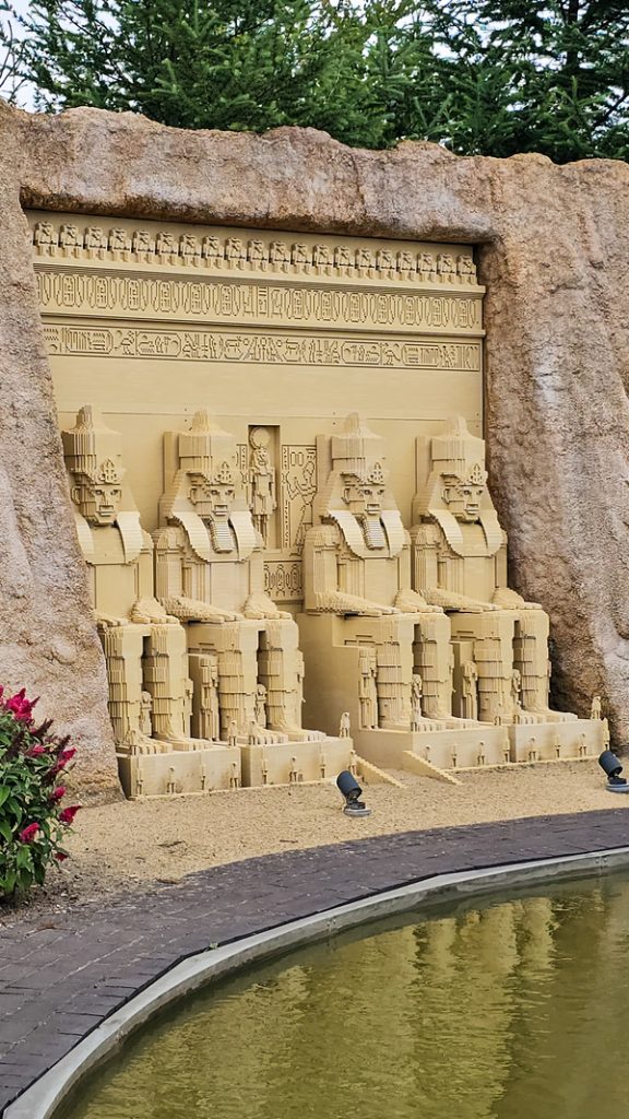 I faraoni egiziani di Miniland a Legoland Billund
