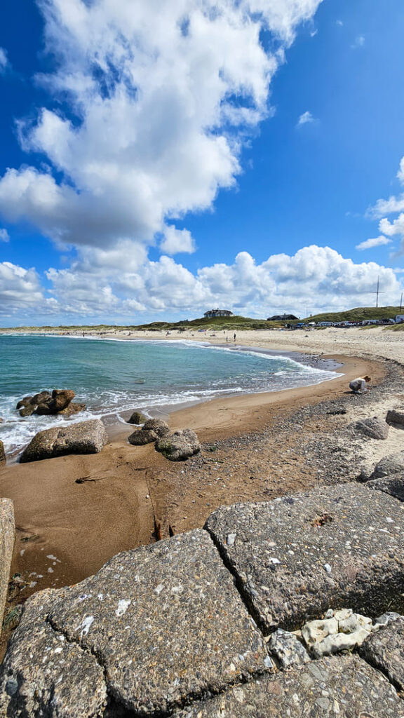 La spiaggia di Klitmoller nella Danimarca del Nord